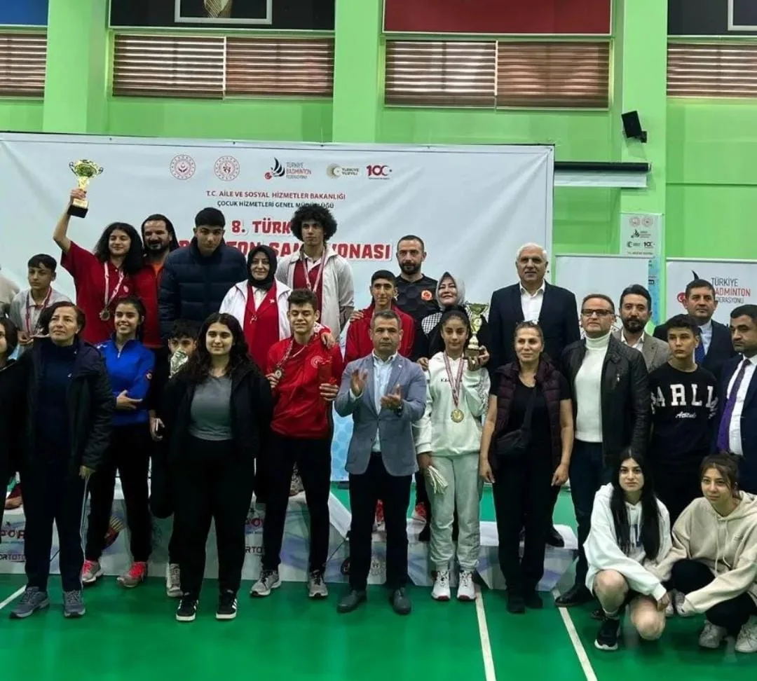 8.Türkiye Badminton Şampiyonası sona erdi