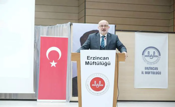 Erzincan’da Filistin gündemli konferans verildi