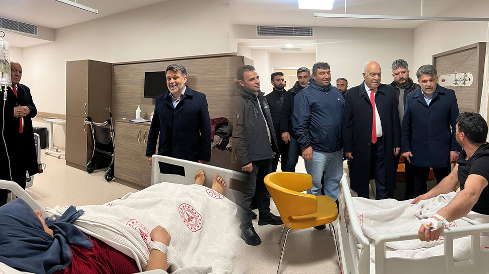 AK PARTİ ERZİNCAN TEŞKİLATI HASTANE ZİYARETLERİ DEVAM EDİYOR